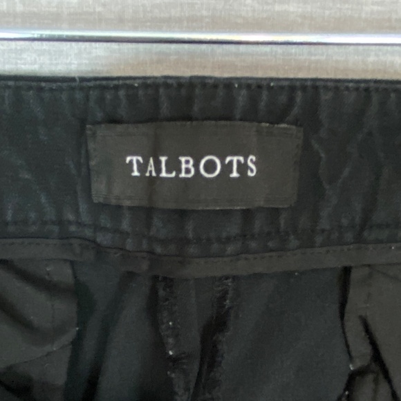 Talbots Chatham Ankle Pants Sz 16 Black Side Zipper - Picture 7 of 9